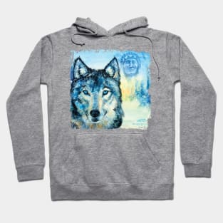 Spirit Wolf - your spiritual animal guide Hoodie